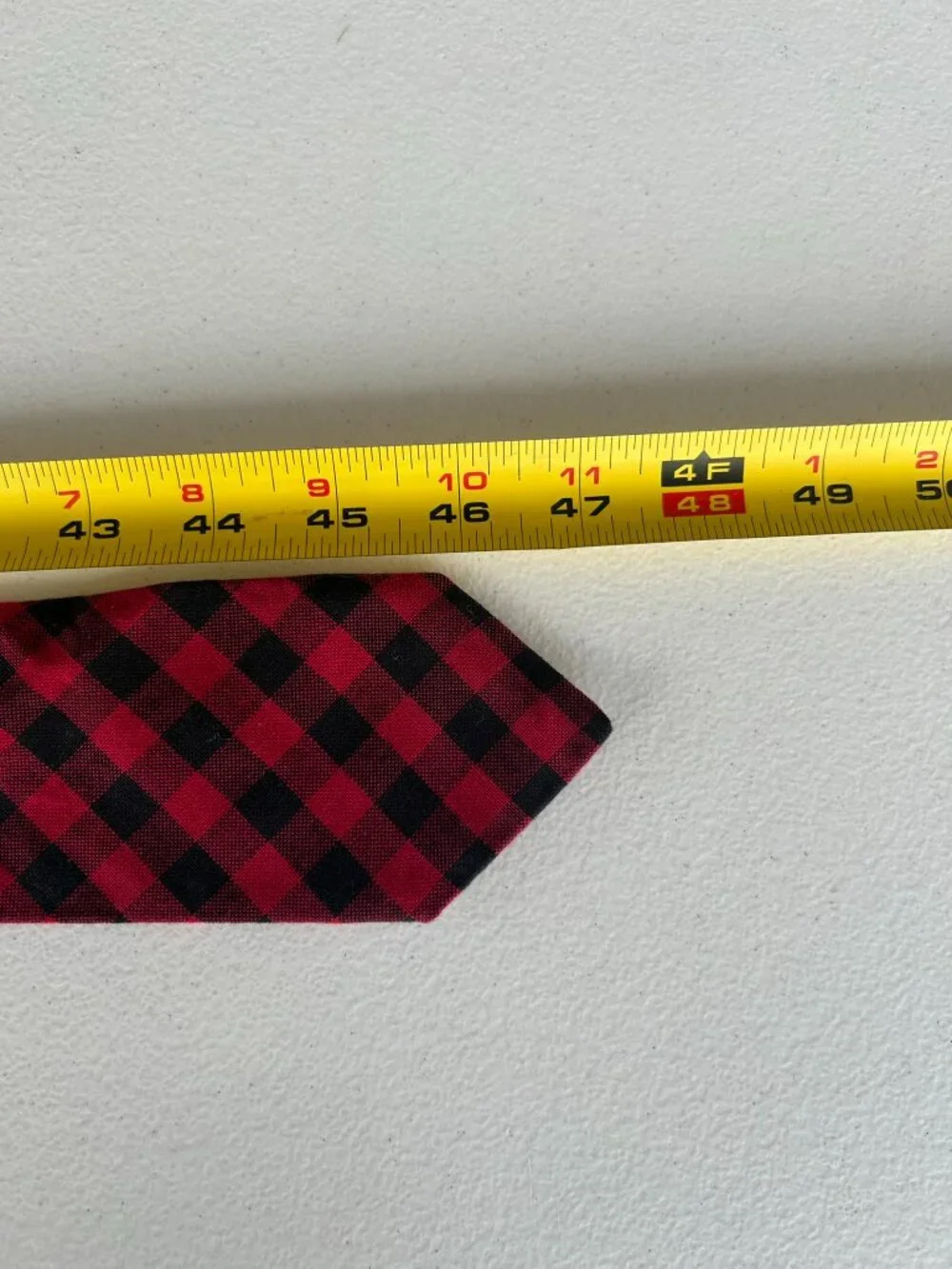 The Children PLACE Red Black Plaid Check Necktie Classic Preppy Boys Dress Tie